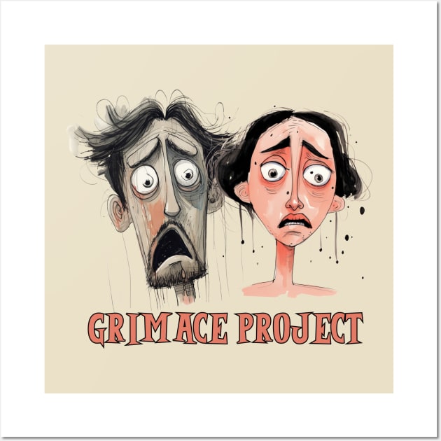 Grimace a Project About People And Not Only Wall Art by FrogandFog